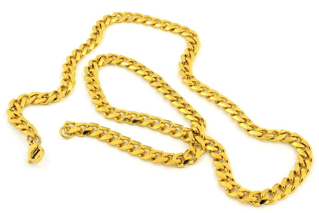¿Qué es y cómo se usa la Cadena cubana? 2 Cadena de eslabón cubano - Joyería Alex´s Gold