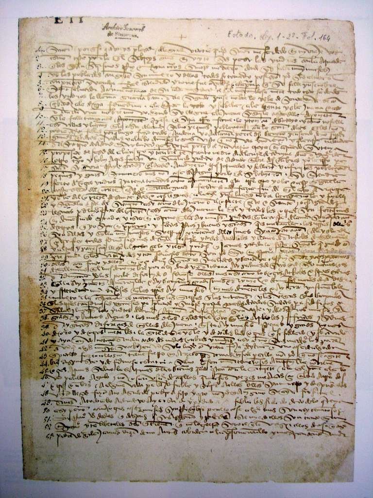 La Conquista del Oro en Cuba 2 carta colon 1493 manuscrito simancas 058fb5 1024