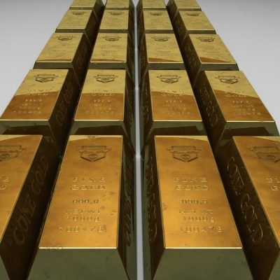 Lingotes de oro de 1000 gramos